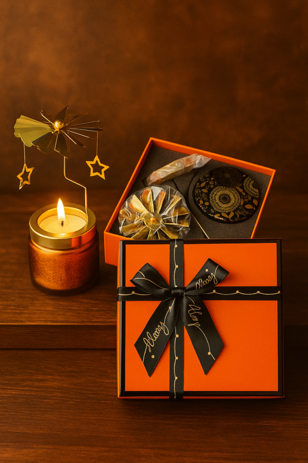 Soy Candle with Rotating Carousel in a Gift Box