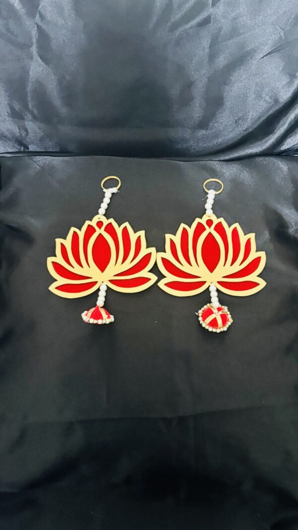 Lotus Wall Hanging – Handcrafted Decorative Piece - Image 4