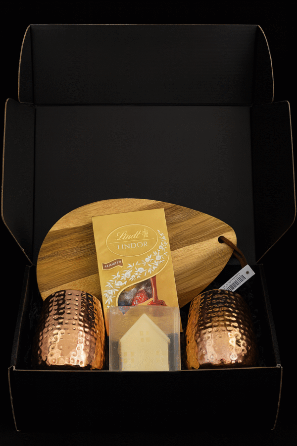 Elegant Copper & Cheese Board Hamper