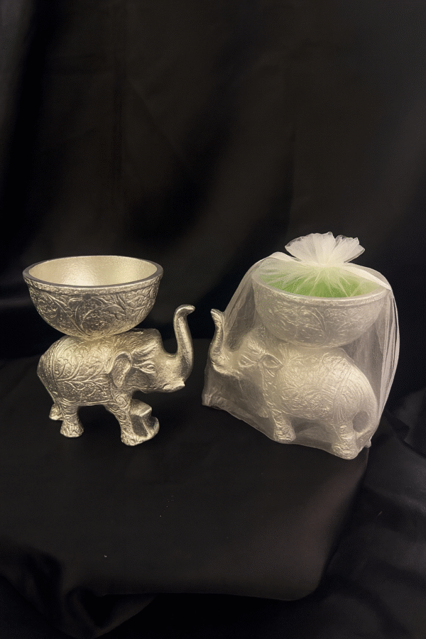 German Silver Elephant Bowl - Image 3