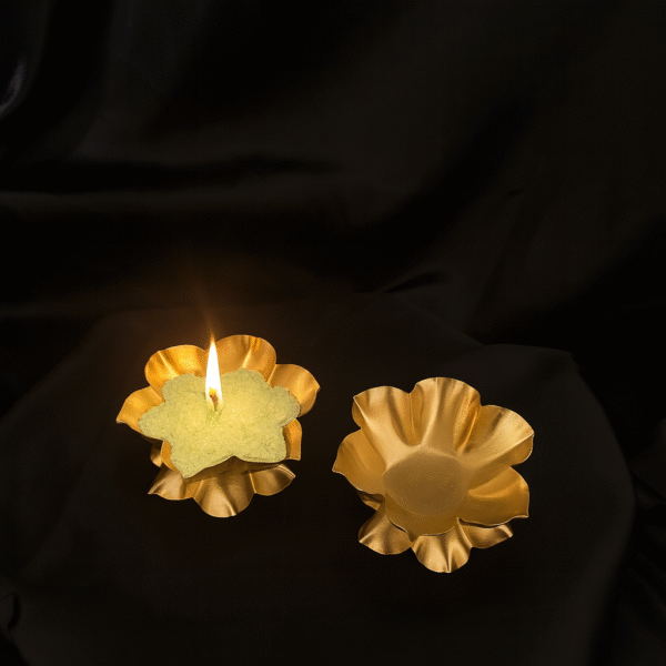 Elegant small candle votives /Tealight - 3 designs - Image 3